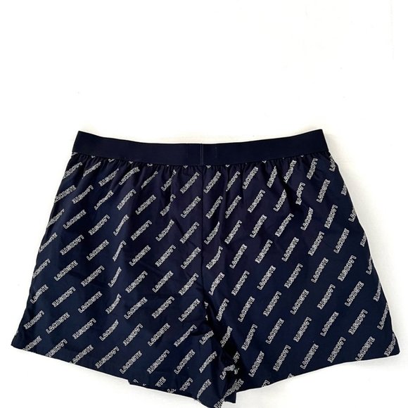 Lacoste Boxer Shorts Underwear All Over Print Navy White - Picture 4 of 4